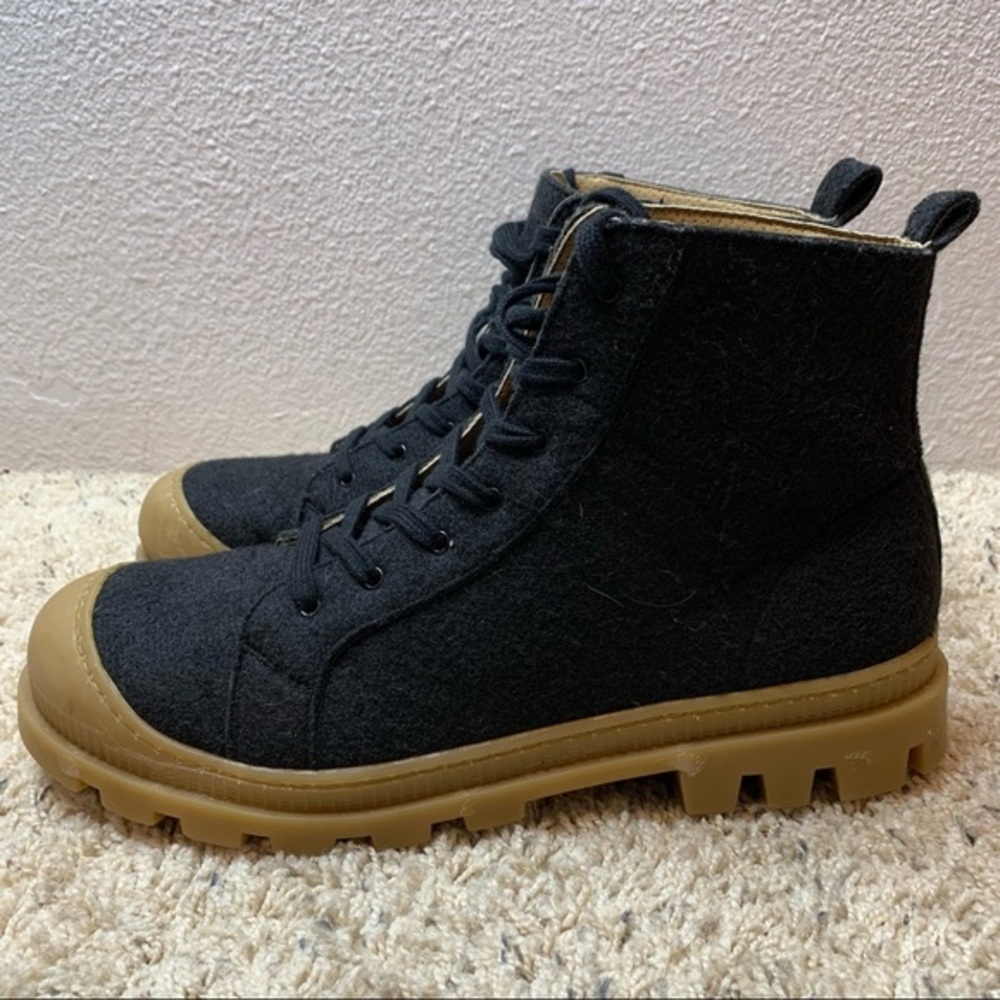 NAE NOAH RECYCLED PET HIGH-TOP VEGAN SNEAKER BOOTS size 44 (US11) - Picture 9 of 14